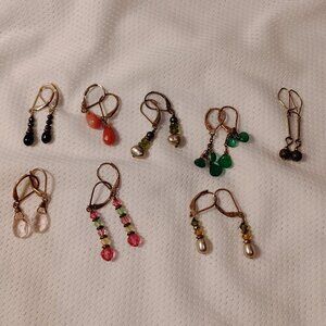 Earrings Various Styles Set of 8